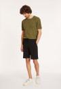 Short en coton avec poches - Donata 8010 noir - 01 Noir