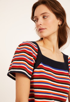 Organic cotton balloon sleeve T-shirt - Mezzo