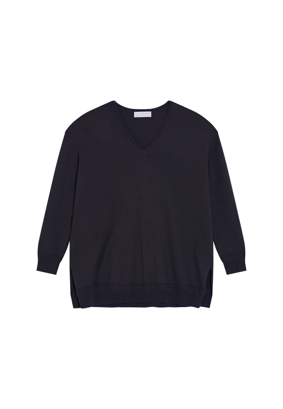 Organic cotton V-neck sweater - Meve