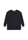 Pull ample col V en coton - Meve