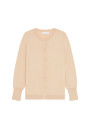 Cardigan col rond en coton bio - Manel