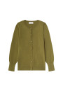 Cardigan col rond en coton bio - Manel