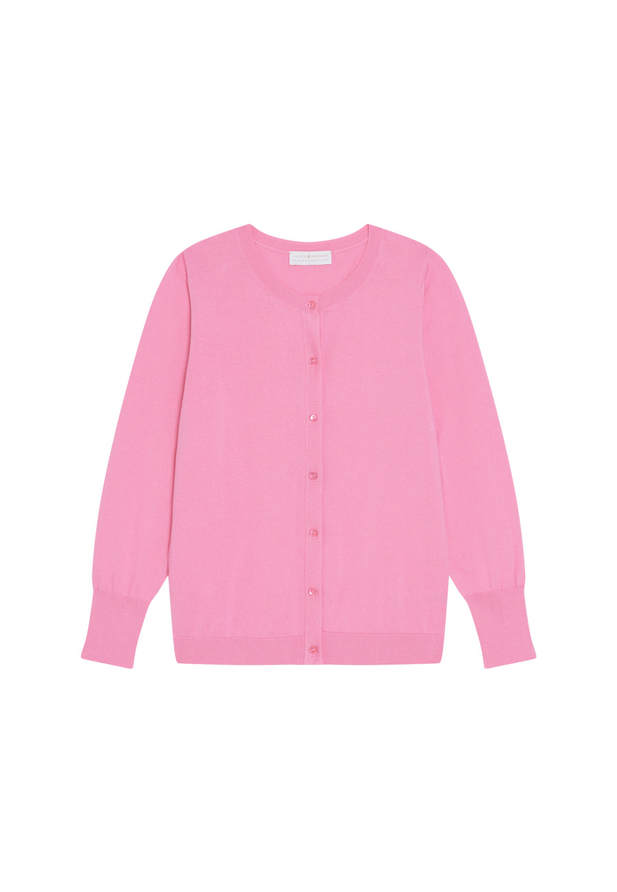 Cardigan col rond en coton bio - Manel