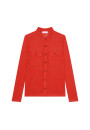 Flamed linen button-down shirt - Randy