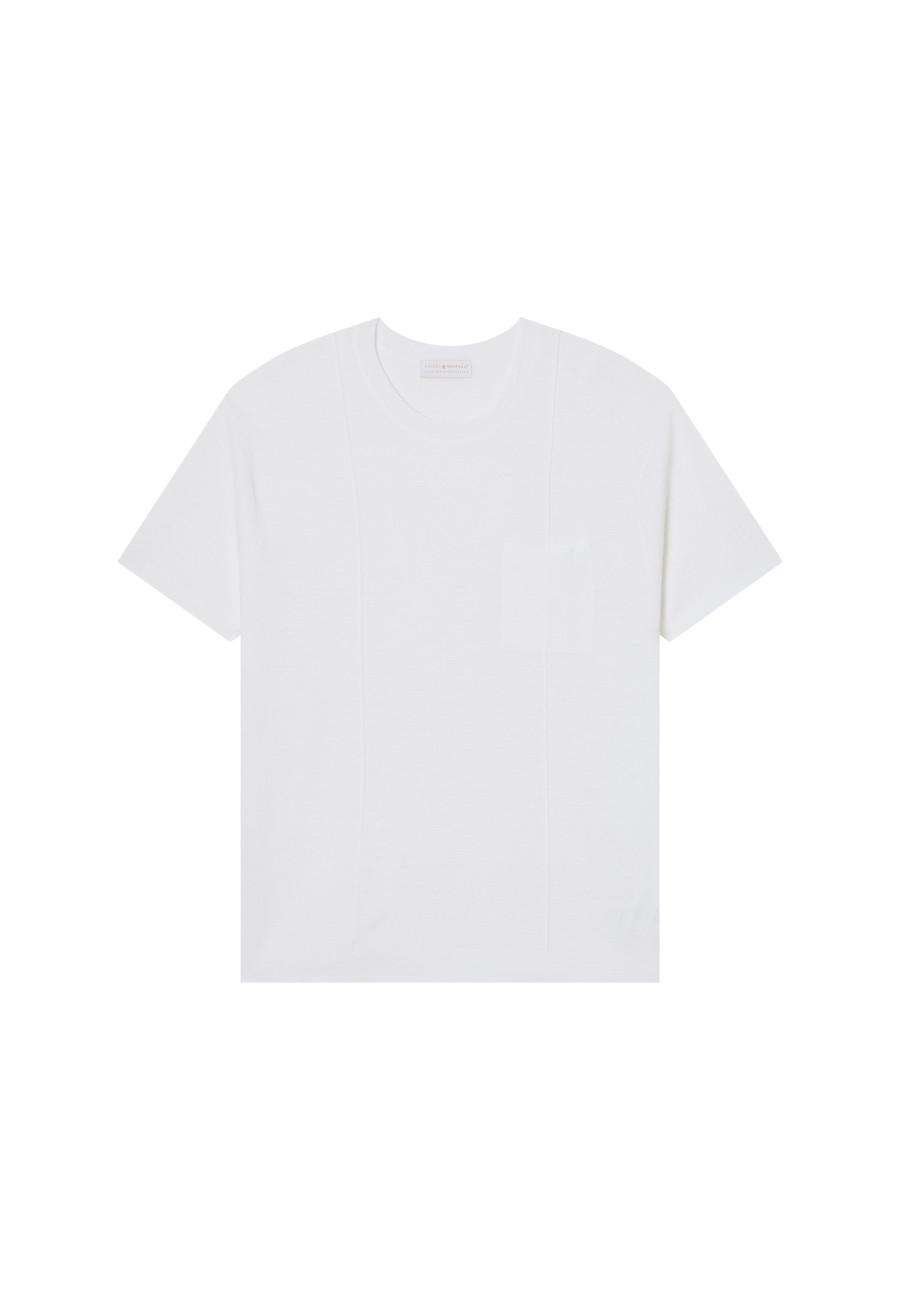 Flamed linen loose fitting t-shirt - Deon
