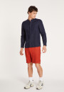 Chemise en lin col tunisien - Dean 8040 marine - 05 Bleu marine