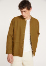 Veste boutonnée en lin avec poches - Dallas 8032 bronze - 46 Marron clair