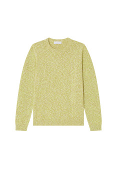 Mottled cotton round neck sweater - Doume