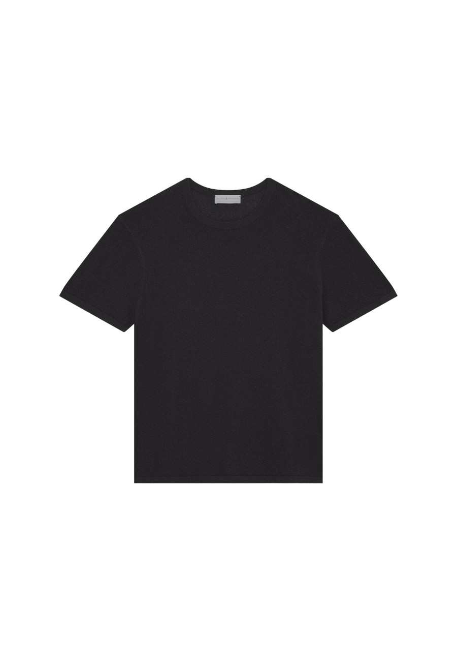 T-shirt col rond en coton brossé - Don 8091 lilas - 17 Violet