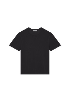 Brushed cotton round neck T-shirt - Don