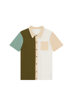 Brushed cotton short sleeve shirt - Donald