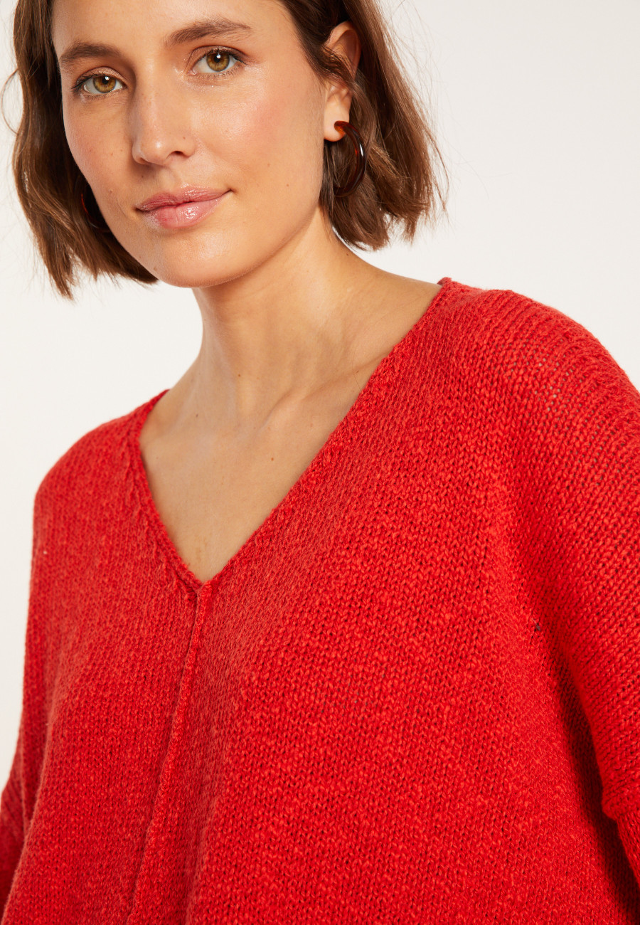 Pull ample coton et lin - Nathalie