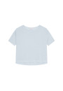 T-shirt ample manches coudes en lin flammé - Taslim