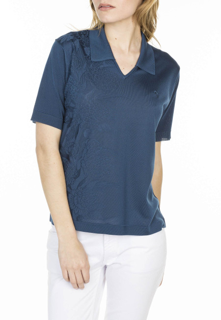 Polo T-shirt in Fil Lumière Lydie