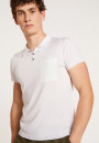 Polo en Fil Lumière poche avant - Blaze 6800 blanc - 02 Blanc
