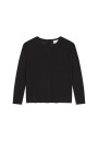 T-shirt en lin flammé boutonné dos - Polly