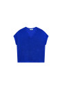 T-shirt ample col V en lin flammé - Marra