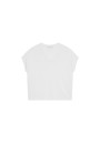 T-shirt ample col V en lin flammé - Marra