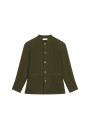 Linen buttoned jacket with pockets - Dallas