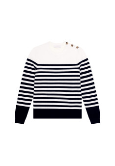 Pull marinière en coton - Dory