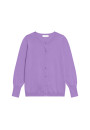 Cotton round neck cardigan - Manel