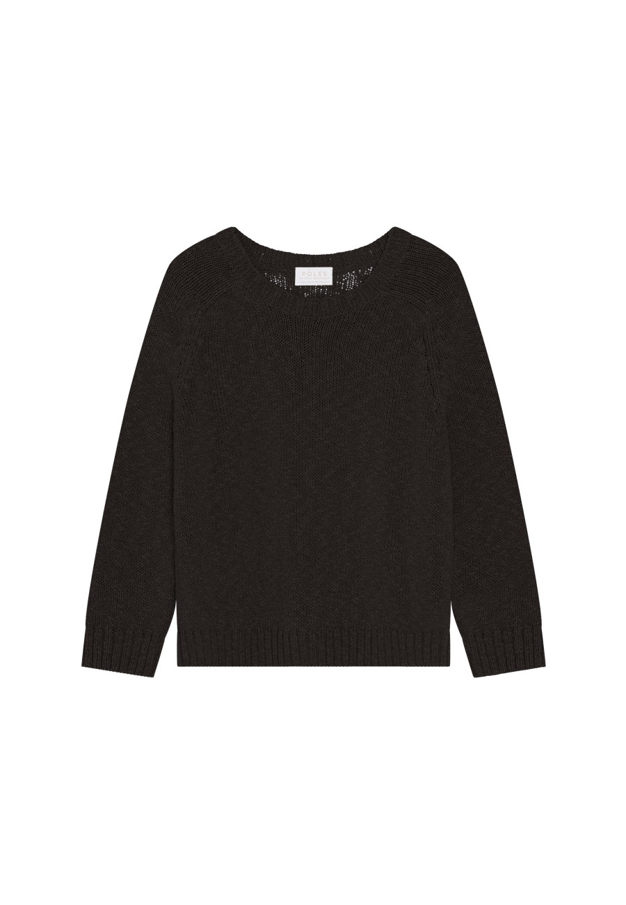 Cotton and linen hammer armhole sweater - Mick