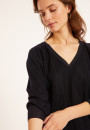Pull col V en fil lumière - Maja