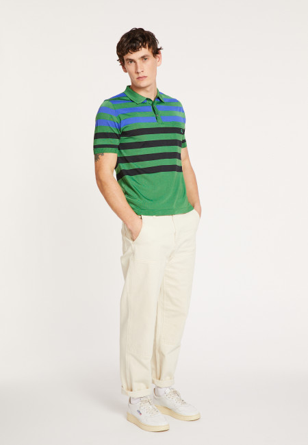 Fil Lumiere striped polo shirt - Frederico