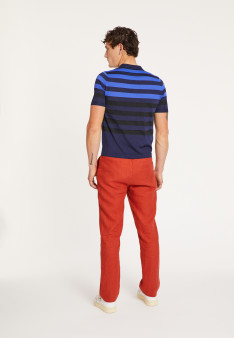 Fil Lumière striped polo shirt - Frederico