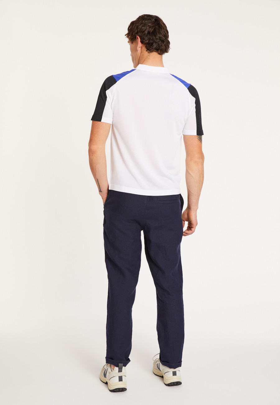 Polo shirt Fil Lumiere tricolore - Fadel