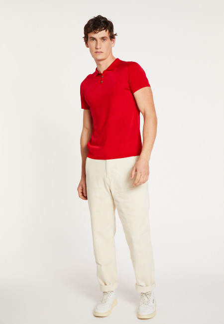 Short sleeve polo shirt in Fil Lumière - Babar