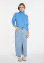 Turtleneck sweater with cashmere slits - Adena