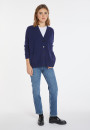 Cardigan en cachemire boutonné à poches - Ariel 8243