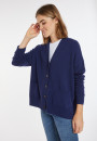Cardigan en cachemire boutonné à poches - Ariel 8243