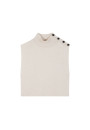Pull sans manches en cachemire et laine - Anika 8201