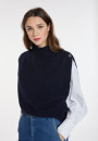 Pull sans manches en cachemire et laine - Anika 8240