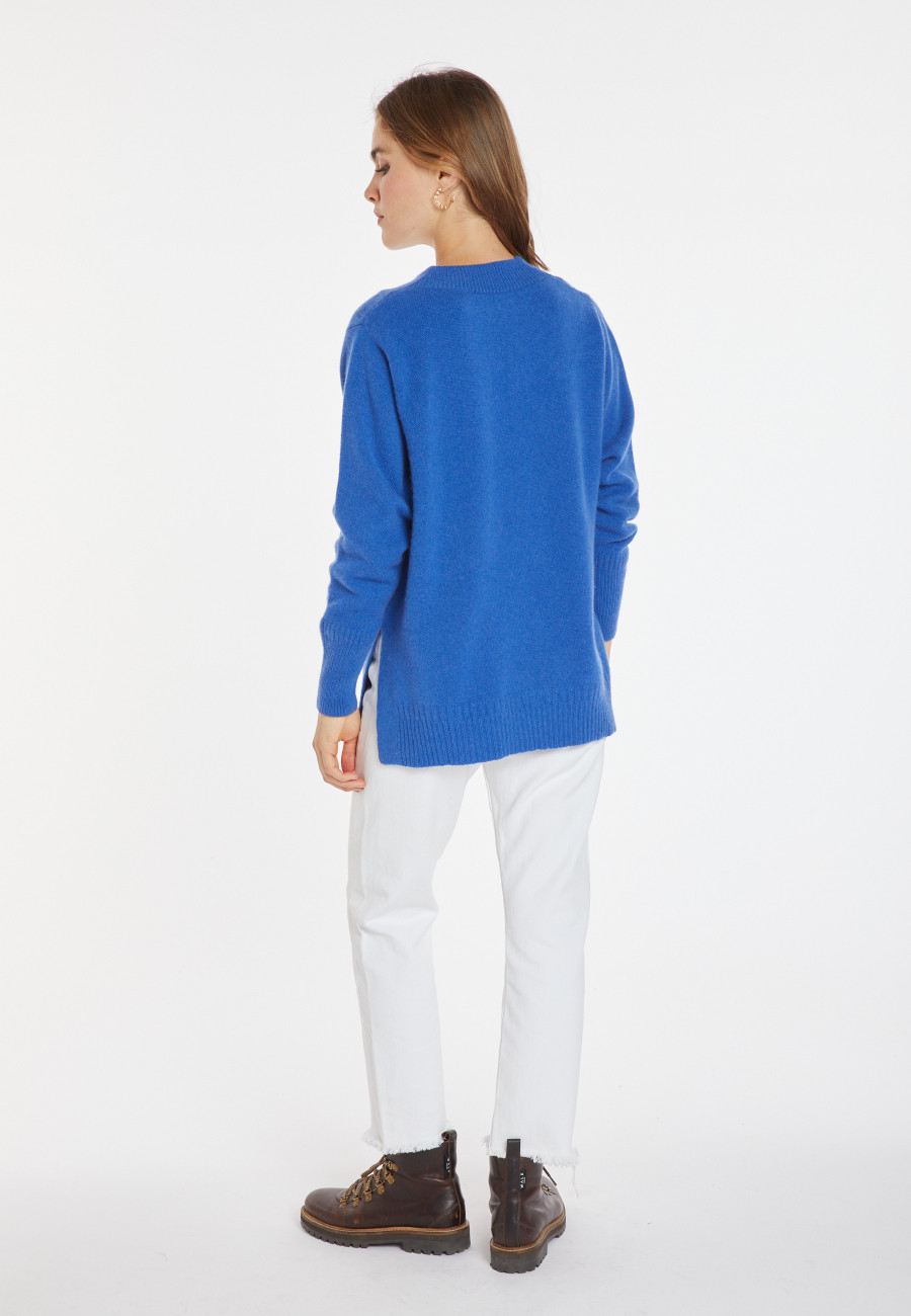 Loose-fitting V-neck cashmere and wool sweater - Chloé