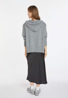 Pull à capuche en laine et cachemire - Cassia 8211