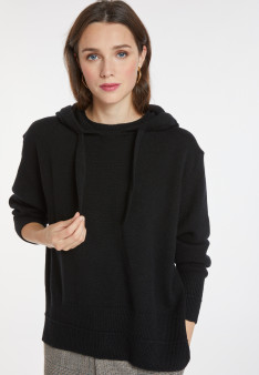 Pull à capuche en laine et cachemire - Cassia 8210