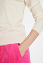 Pull col rond en laine mérinos - Asena 8201