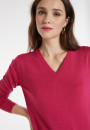Pull col V en laine mérinos - Arya 8292