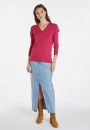 Pull col V en laine mérinos - Arya 8292