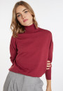 Pull col roulé à fentes en laine mérinos - Amy 8231