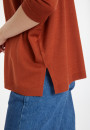 Pull ample col rond en laine mérinos - Azel 8230