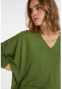 Merino wool bat-sleeve sweater - Boxe