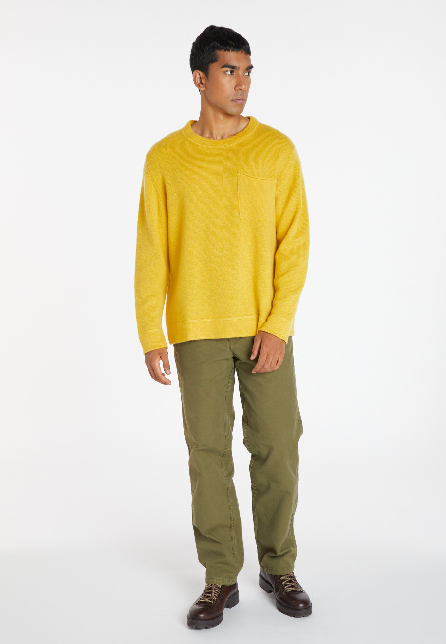 Wool and cashmere sweater with pocket - Sheridon