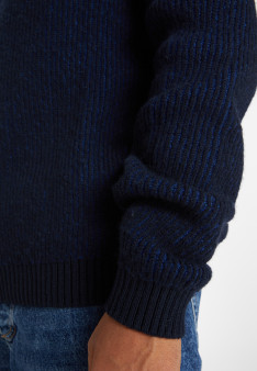 Pull maille cotelée en laine et cachemire - Sacha 8306