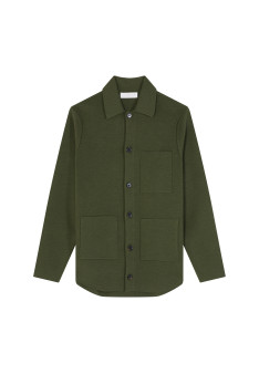 Merino wool button-down jacket - Samuel