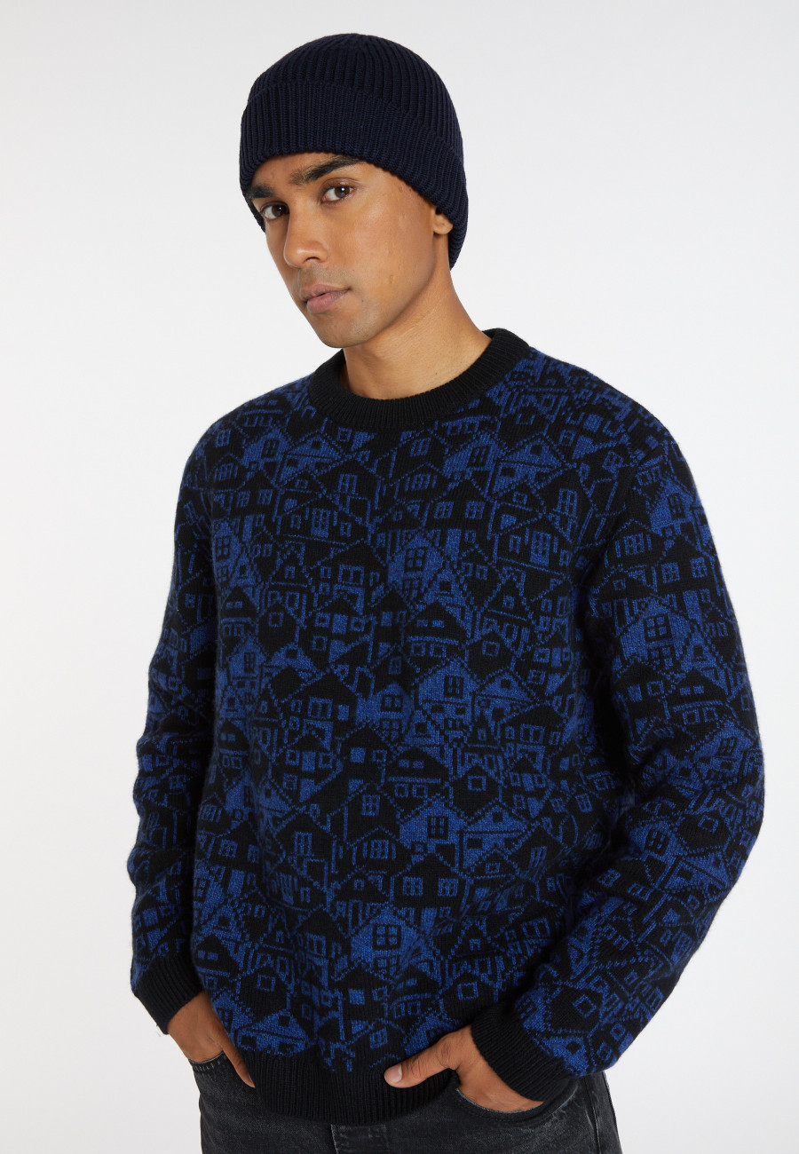 Wool and cashmere unisex sweater - Swann