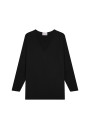 Pull manches chauve-souris en laine mérinos - Boxe